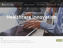 Tablet Screenshot of edenbridgehealthcare.com